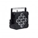 LOCATION PROJECTEUR PAR 9 LED 15W 6in1 SUR BATTERIE