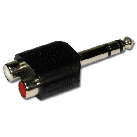 Adaptateur Jack 6.35 femelle vers XLR mâle stéréo