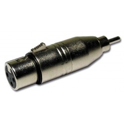 Adaptateur XLR femelle vers RCA male