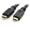 CORDON HDMI-1.4, 10 M AVEC NOYEAUX DE FERRITE, NOIR