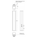 ILINE Colonne 160W sous 16 Ohms avec 8 haut-parleurs