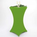 LOCATION HOUSSE DE TABLE PLIANTE RONDE 60 X 110 CM VERT