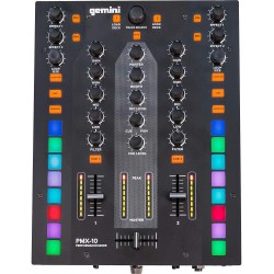 GEMINI PMX10 - Mixer DJ numérique 2 canaux USB, MIDI