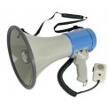 MEGAPHONE 25W AVEC MICRO SUR CABLE - PILES NON INCLUSES