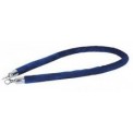 CORDE DE VELOURS - ATTACHE ARGENT 1.50M POUR POTELET GESTION DE FOULE