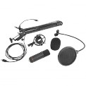 MICROPHONE PROFESSIONNEL ELECTRET CARDIOIDE ANTI-CHOCS