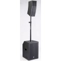 MOJO2200curve - Système amp caisson 12" + line array 5" + 1"