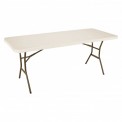 Location Table pliante rectangulaire 183cm (beige)