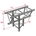 Té vertical 290 mm - 3 directions sommet bas