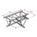 Té horizontal 290 mm - 3 directions 90