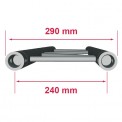 Echelle aluminium 290mm - Longueur 29cm