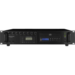 Amplificateur Public adress, 120 W, 100 V, 4-8-16 Ohms, CD/MP3/radio