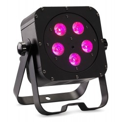 Projecteur compact à LEDs six couleurs SLIM