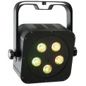 Projecteur compact à LEDs six couleurs SLIM